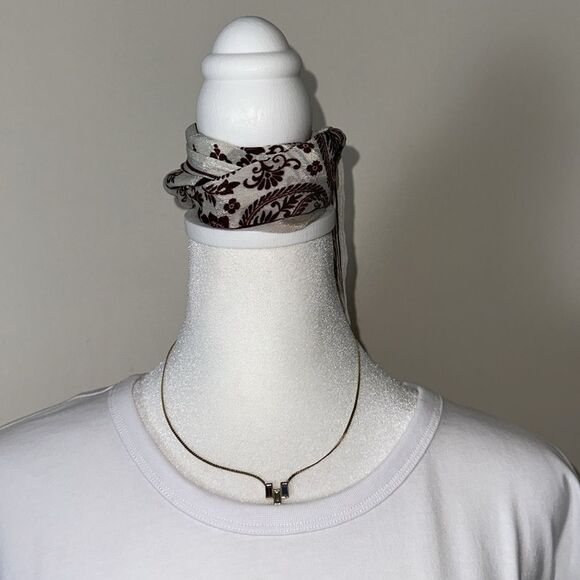 free people OS Ivory Burgundy SO PAISLEY Floral Triangle Bandana Scarf - Picture 5 of 9